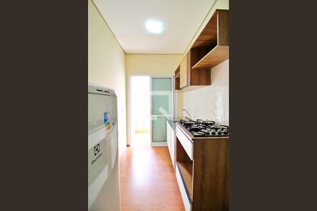 Cozinha de kitnet/studio para alugar com 1 quarto, 25m² em Parque das Nações, Santo André