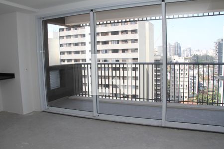 Sala/Cozinha de apartamento para alugar com 1 quarto, 52m² em Sumaré, São Paulo