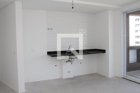 Sala/Cozinha de apartamento para alugar com 1 quarto, 52m² em Sumaré, São Paulo