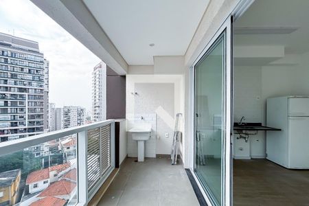 Varanda da Sala/cozinha de apartamento à venda com 1 quarto, 69m² em Sumaré, São Paulo