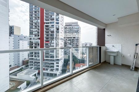 Varanda da Sala/cozinha de apartamento à venda com 1 quarto, 69m² em Sumaré, São Paulo