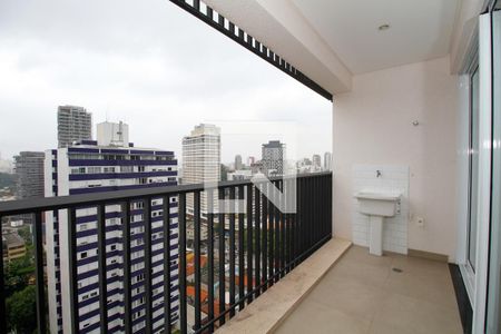 Varanda Sala/Cozinha de apartamento para alugar com 1 quarto, 51m² em Sumaré, São Paulo