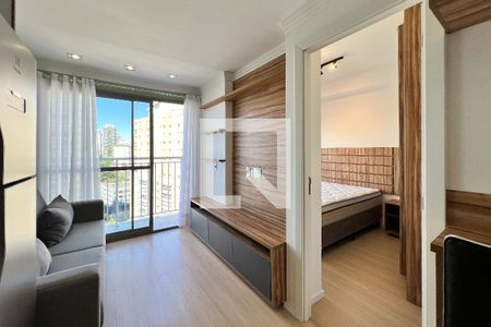 Sala de apartamento para alugar com 1 quarto, 28m² em Vila Nova Conceição, São Paulo