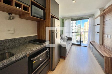 Sala de apartamento para alugar com 1 quarto, 28m² em Vila Nova Conceição, São Paulo