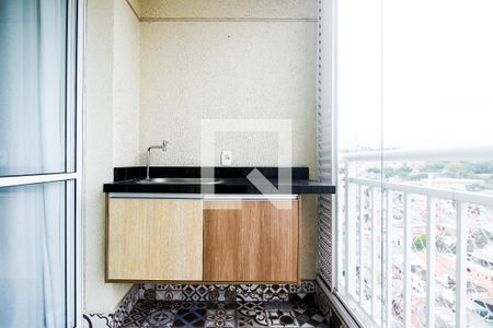 Varanda  de apartamento à venda com 1 quarto, 33m² em Jardim Santa Terezinha (zona Leste), São Paulo