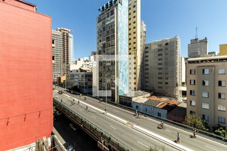 Vista da Sala de apartamento para alugar com 1 quarto, 25m² em Vila Buarque, São Paulo