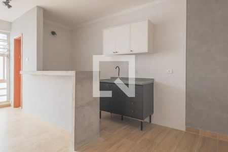 Cozinha de kitnet/studio à venda com 1 quarto, 33m² em Jardim Brasília (zona Norte), São Paulo