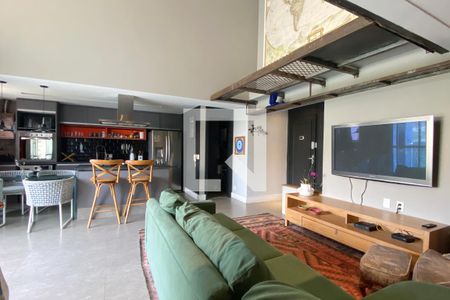 Sala de apartamento para alugar com 2 quartos, 98m² em Tamboré, Santana de Parnaíba