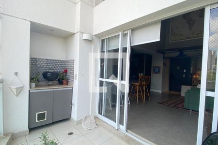 Varanda Sala de apartamento para alugar com 2 quartos, 98m² em Tamboré, Santana de Parnaíba