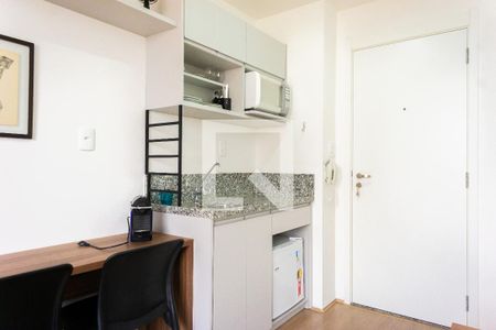 Cozinha de kitnet/studio para alugar com 1 quarto, 19m² em Brás, São Paulo