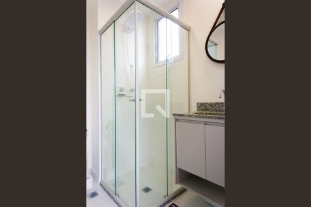 Banheiro de kitnet/studio para alugar com 1 quarto, 19m² em Brás, São Paulo