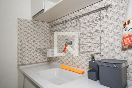 Cozinha de kitnet/studio à venda com 1 quarto, 36m² em Setor Habitacional Jardim Botânico (lago Sul), Brasília