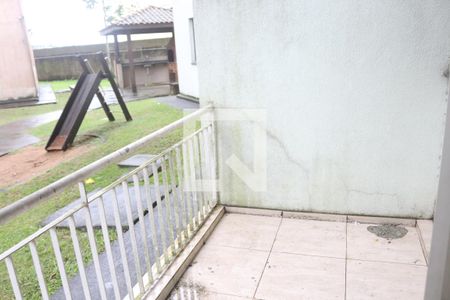 Varanda da Sala de apartamento para alugar com 2 quartos, 55m² em Parque Sao Vicente, São Vicente