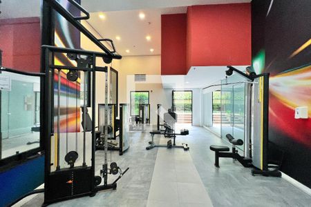 Apartamento para alugar com 41m², 1 quarto e 1 vaga Apartamento para alugar com 41m², 1 quarto e 1 vagaÁrea comum - Academia