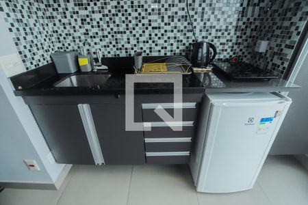 Studio para alugar com 35m², 1 quarto e 1 vagaCozinha e Varanda Integrada