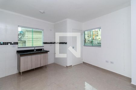 Sala e Cozinha de apartamento para alugar com 2 quartos, 43m² em Vila Dom Pedro Ii, São Paulo