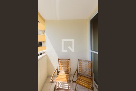 Varanda da Sala de apartamento à venda com 1 quarto, 43m² em Jacarepaguá, Rio de Janeiro