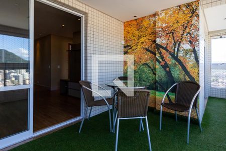 Detalhe da varanda de apartamento para alugar com 2 quartos, 105m² em Boqueirão, Praia Grande