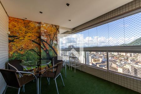 Varanda de apartamento para alugar com 2 quartos, 105m² em Boqueirão, Praia Grande