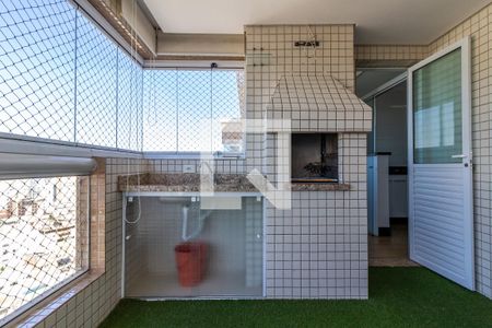 Detalhe da varanda de apartamento para alugar com 2 quartos, 105m² em Boqueirão, Praia Grande