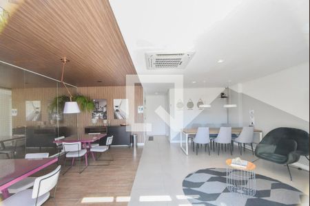 Apartamento para alugar com 43m², 1 quarto e 1 vagaSalão de Festas 