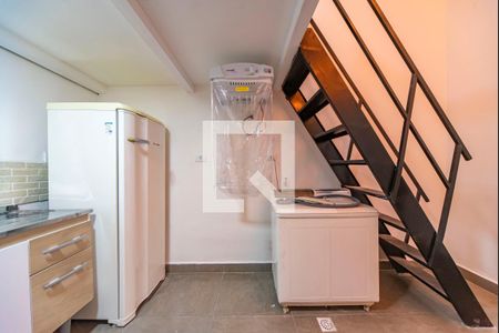 Studio para alugar com 28m², 1 quarto e sem vaga Studio para alugar com 28m², 1 quarto e sem vagaCozinha e Área de Serviço