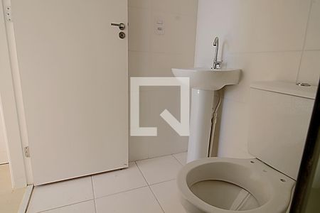 Banheiro da Suíte  de apartamento para alugar com 1 quarto, 27m² em Vila Nova das Belezas, São Paulo