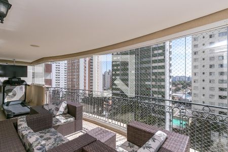 Varanda de apartamento à venda com 4 quartos, 260m² em Campo Belo, São Paulo