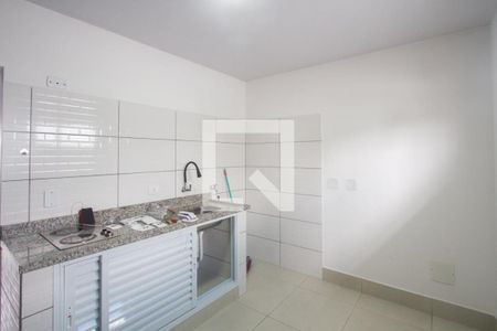 Cozinha de apartamento para alugar com 1 quarto, 38m² em Parque Maria Helena, São Paulo