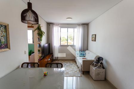 Sala de apartamento à venda com 2 quartos, 60m² em Santa Cruz, Belo Horizonte