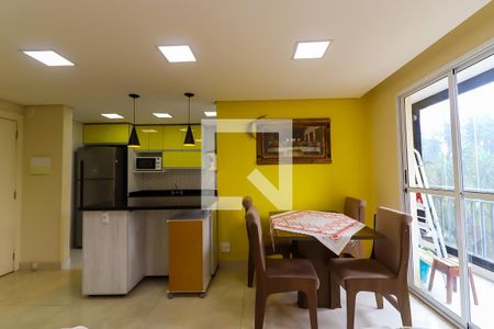 Sala de Jantar de apartamento para alugar com 1 quarto, 62m² em Chácara Agrindus, Taboão da Serra