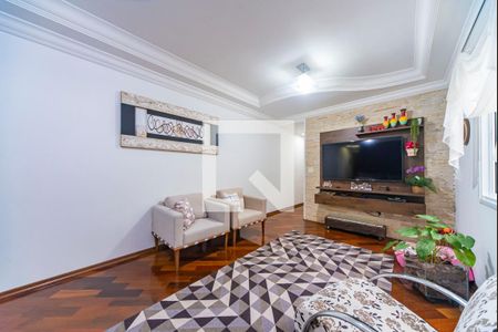 Sala de apartamento à venda com 3 quartos, 84m² em Vila Assunção, Santo André