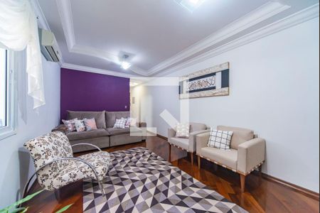 Sala de apartamento à venda com 3 quartos, 84m² em Vila Assunção, Santo André