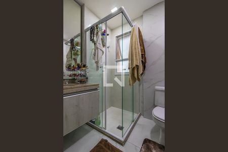 Banheiro da Suíte 1 de apartamento para alugar com 2 quartos, 83m² em Alphaville Conde Ii, Barueri