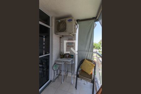 Varanda da Sala de apartamento à venda com 2 quartos, 53m² em Anil, Rio de Janeiro