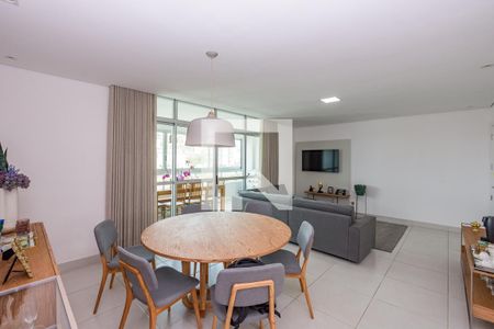 Sala de apartamento à venda com 3 quartos, 125m² em Vale do Sereno, Nova Lima