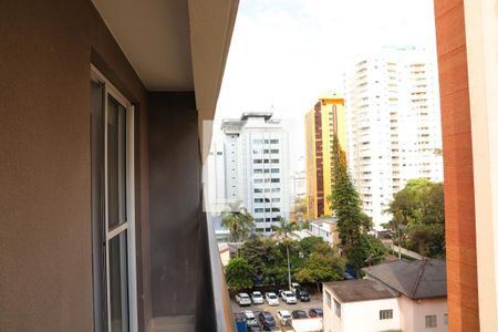 Varanda da Sala de kitnet/studio à venda com 1 quarto, 26m² em Bela Vista, São Paulo