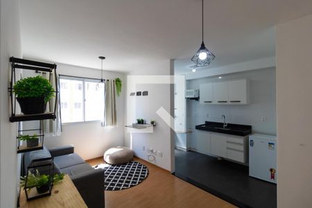 Sala de apartamento para alugar com 2 quartos, 44m² em Fundacao da Casa Popular, Campinas