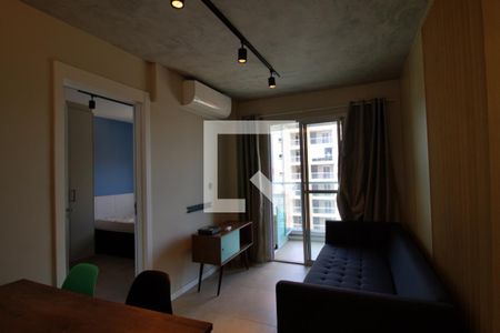 Sala  de apartamento para alugar com 1 quarto, 39m² em Vila Andrade, São Paulo