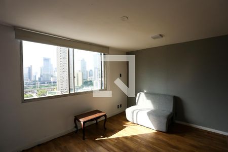 Sala /Cozinha de kitnet/studio à venda com 1 quarto, 47m² em Vila Tramontano, São Paulo