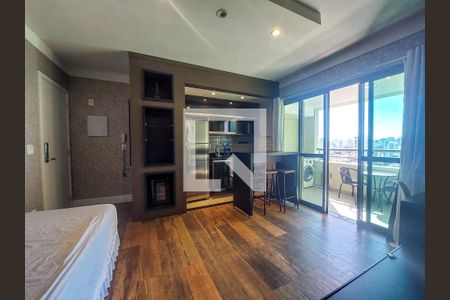 Sala de apartamento para alugar com 1 quarto, 50m² em Brooklin Paulista, São Paulo