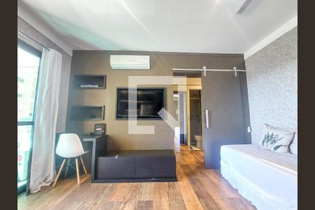 Sala/Cozinha de apartamento para alugar com 1 quarto, 50m² em Brooklin Paulista, São Paulo