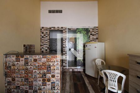 Cozinha de kitnet/studio para alugar com 1 quarto, 25m² em Parque das Universidades, Campinas