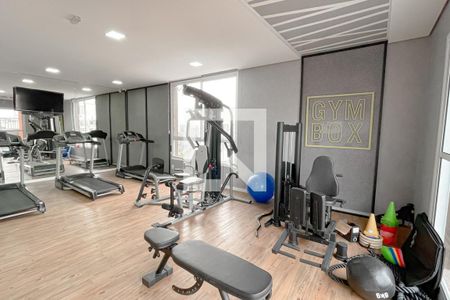 Apartamento para alugar com 33m², 1 quarto e sem vaga Apartamento para alugar com 33m², 1 quarto e sem vagaAcademia