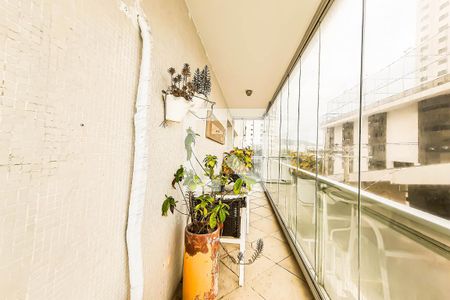 Varanda da Sala de apartamento para alugar com 3 quartos, 157m² em Jardim Asturias, Guarujá
