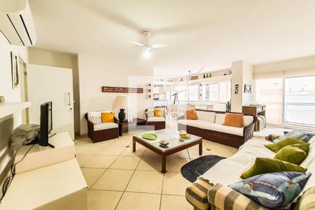 Sala de apartamento para alugar com 3 quartos, 157m² em Jardim Asturias, Guarujá