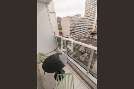 varanda de kitnet/studio à venda com 1 quarto, 22m² em Centro Histórico de São Paulo, São Paulo