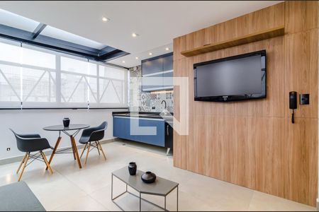 Apartamento à venda com 110m², 1 quarto e 3 vagasCobertura