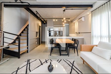 Sala de apartamento à venda com 1 quarto, 110m² em Cerqueira César, São Paulo