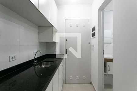 Cozinha de kitnet/studio para alugar com 1 quarto, 22m² em Cidade Mãe do Céu, São Paulo